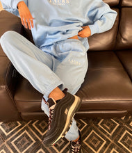 Load image into Gallery viewer, Light Blue Track Pants

